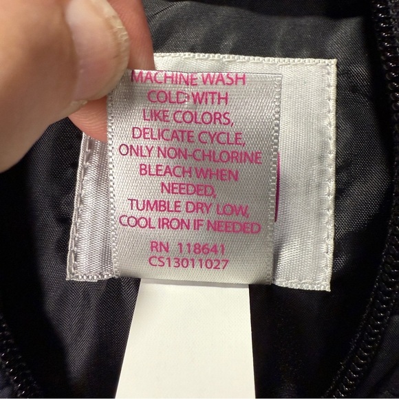 Lane Bryant Active Black Quilted Puffer Jacket Plus Size 22/24 - Picture 6 of 6